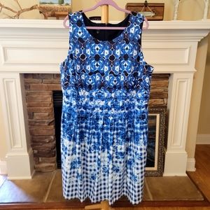 Talbots Summer Fit&Flare Dress 22WP